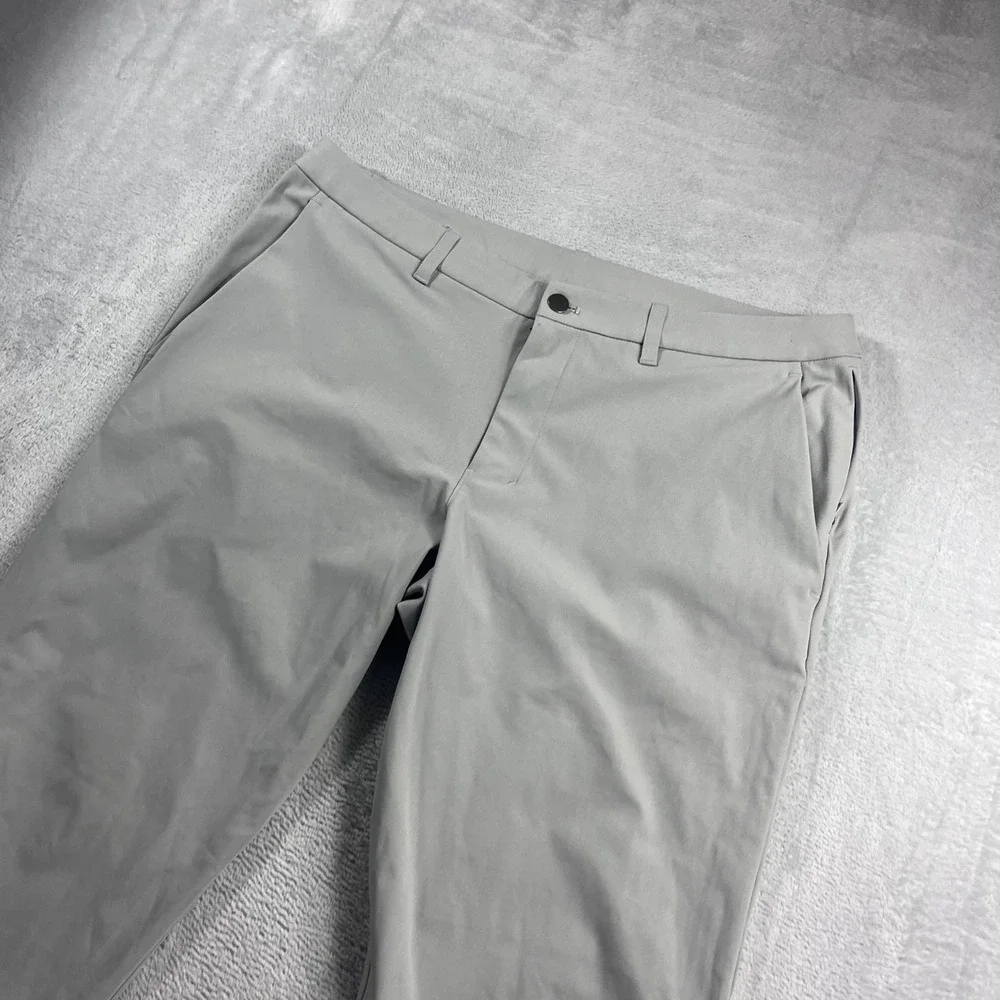 Lululemon Commission Pant Slim 36 Light Grey Warpstreme LM5AQXS.0